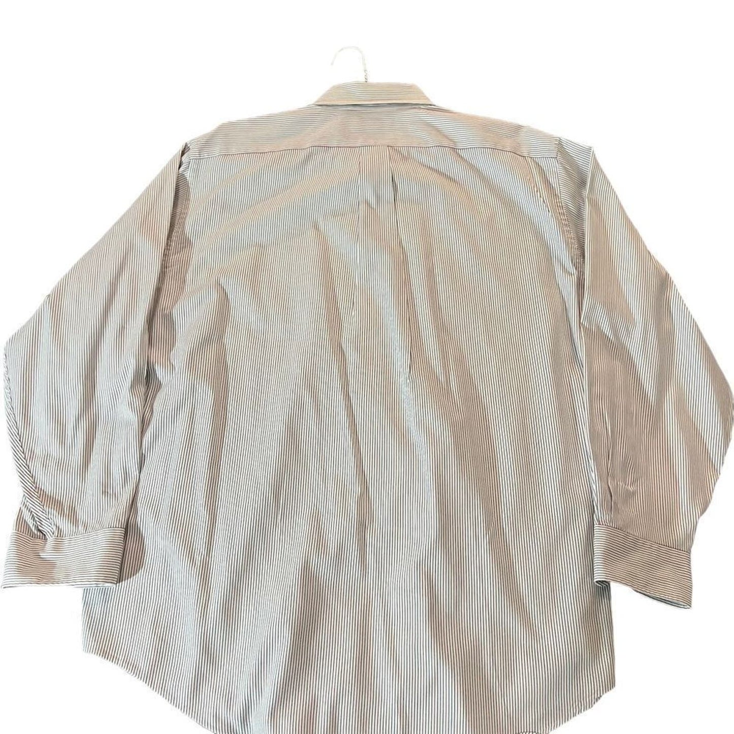 L.L Bean Men's Striped Button Down Size 18/35