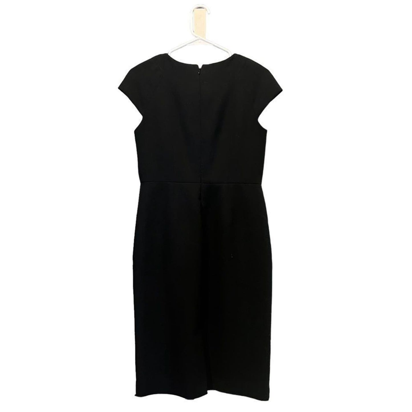 Talbots Black Sheath Wool Blend Dress Size 4