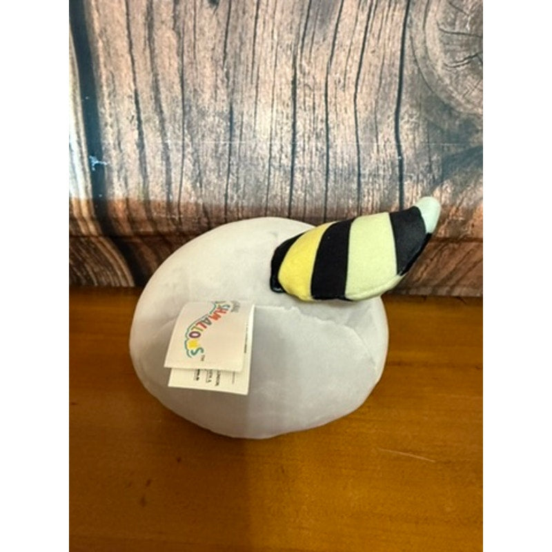Squishmallows Max the Raccoon 5” Plush Toy Gray Rainbow Belly