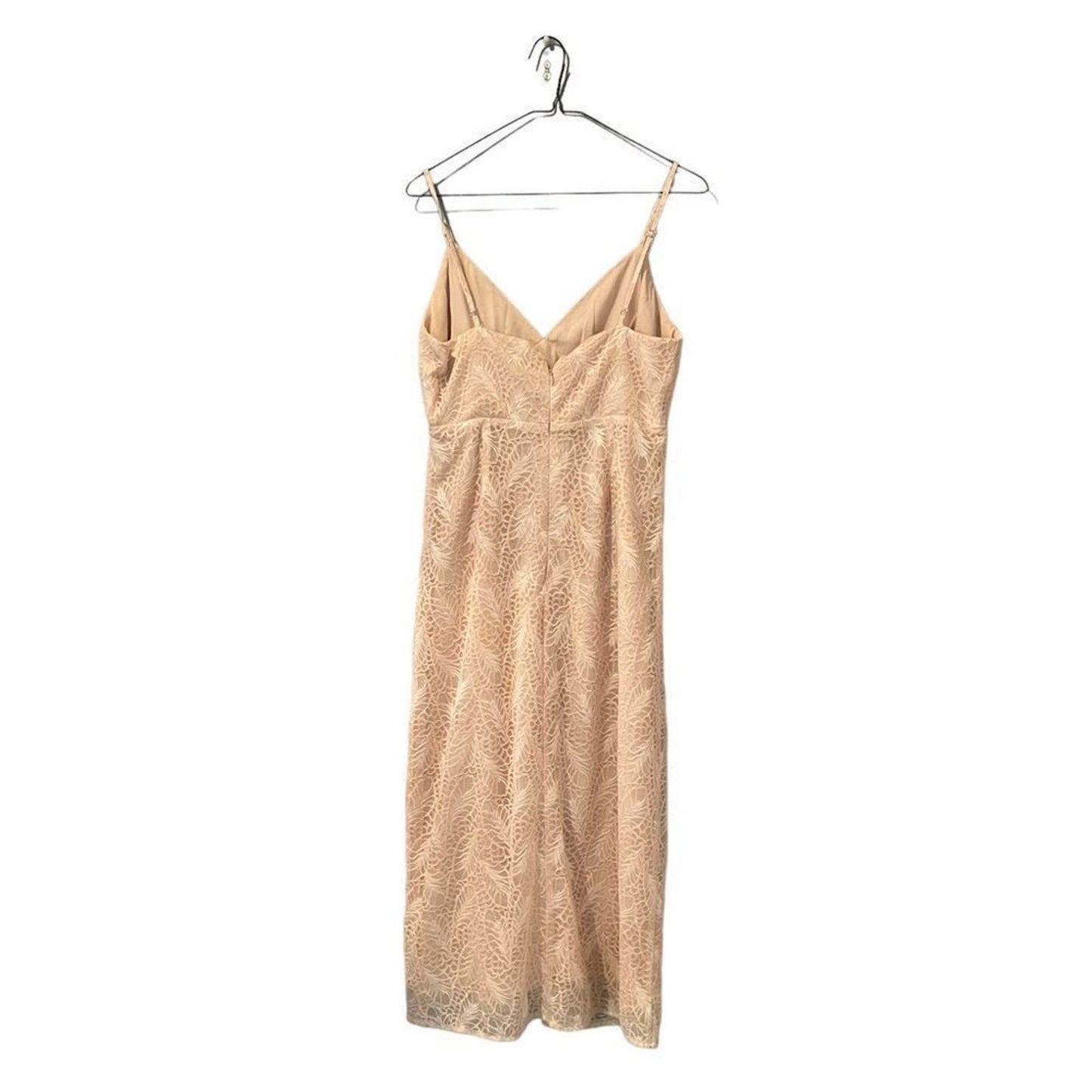 Anthropologie Lush Blush Lace Midi Dress Size Large