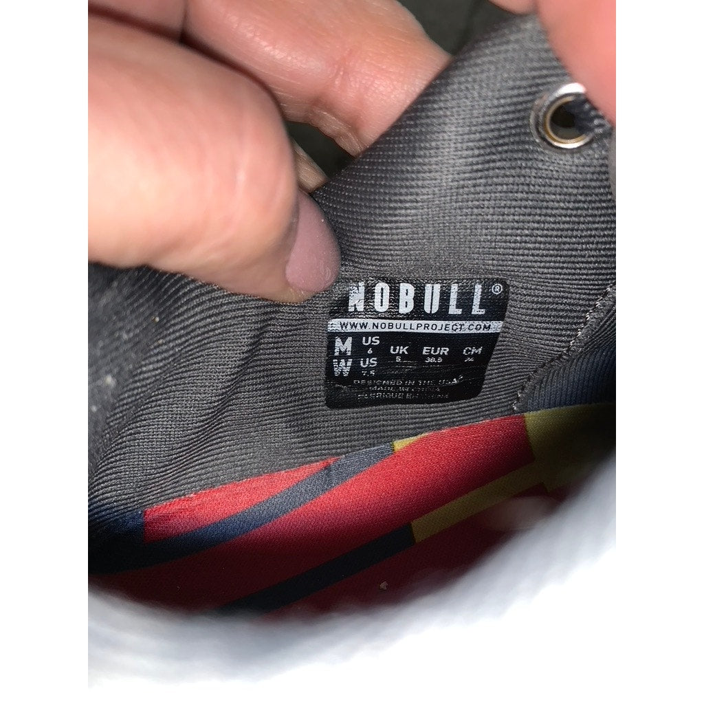 NOBULL Lightning Trainer Unisex Sneakers Gray Rainbow Men's 6 / Women's 7.5