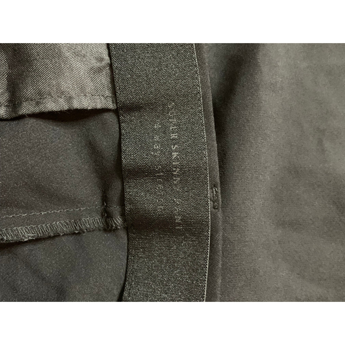 ZARA Dress Pants Mens 36x32 Black Slim Fit Flat Front Tapered Formal