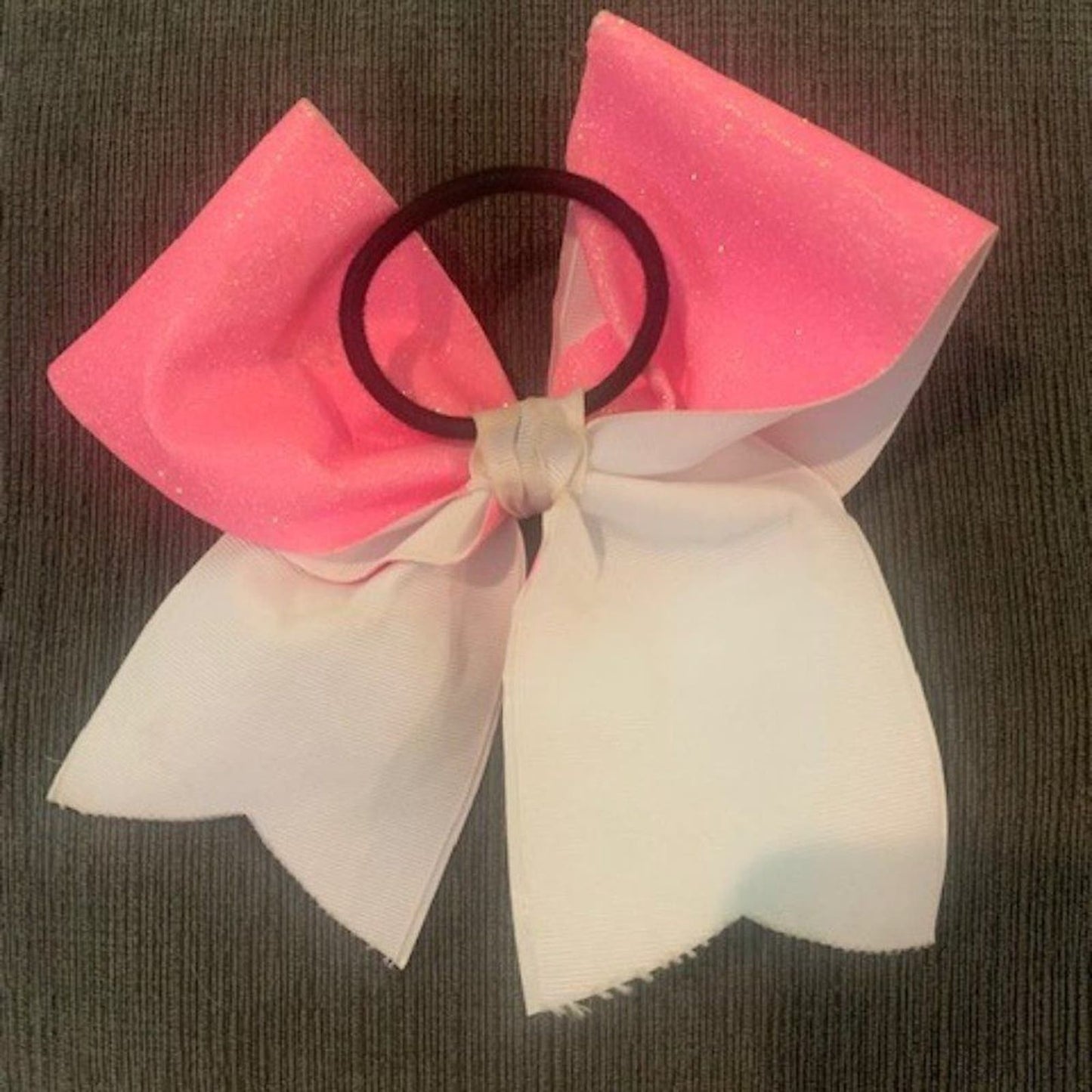 "On Wednesdays We Wear Pink" large hair bow