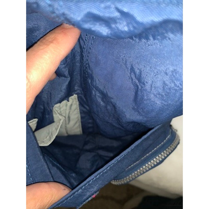 Kipling Queenie Small Backpack True Blue Tonal Unisex Adjustable Straps