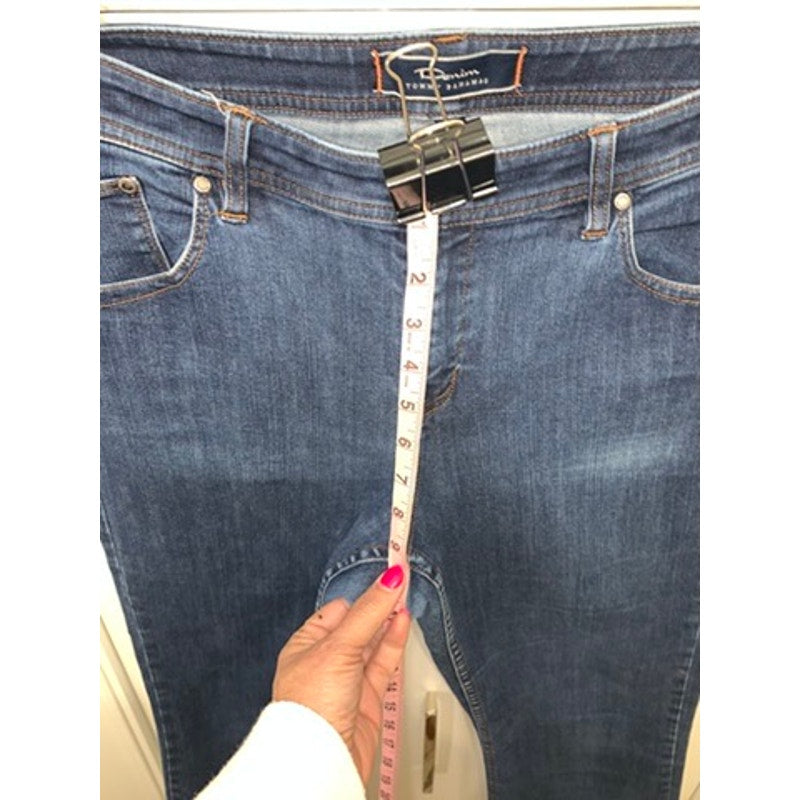 Tommy Bahama Women's Bootcut Jeans Size 14 Dark Wash Blue Denim
