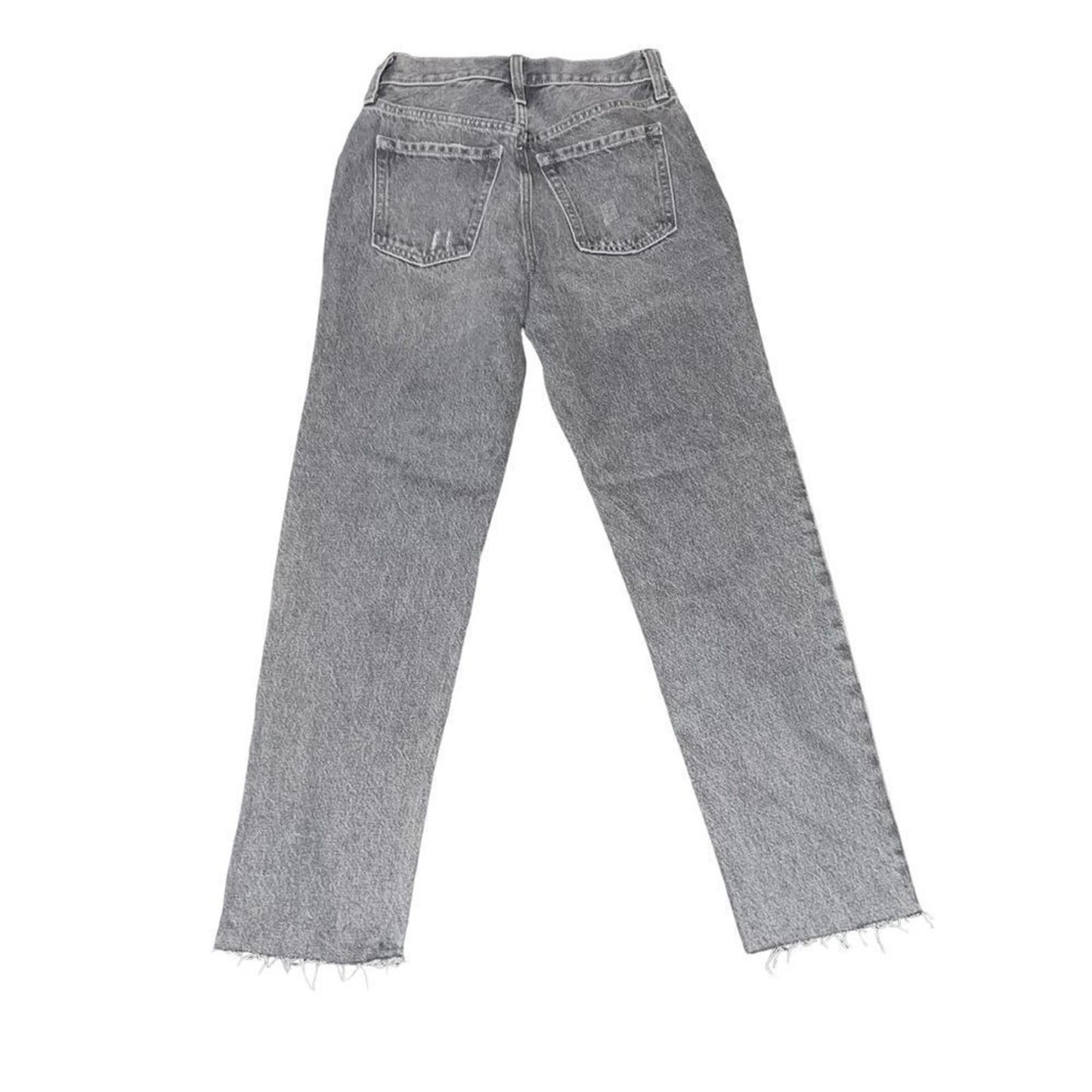 NWT Old Navy Grey Extra High Rise Sky-Hi Straight Secret Slim Pocket Size 00