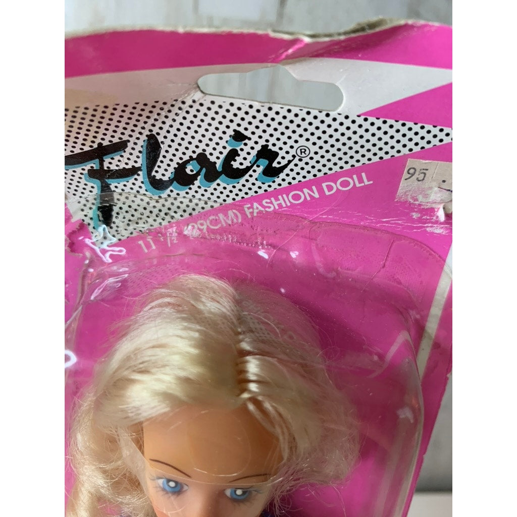 Flair Vintage Fashion Doll 11.5in Blonde Blue Eyes Swimsuit