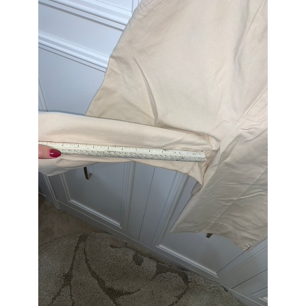 Ralph Lauren Women's Khaki/Beige Chino Shorts Size 12 Casual Summer Wear
