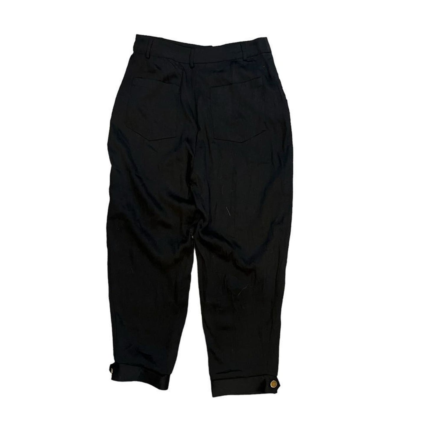 NWT Zara Size Medium Black Silky Trousers