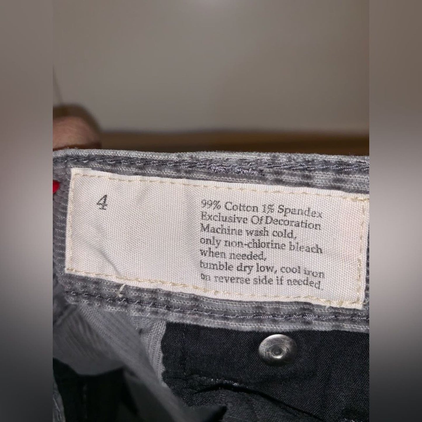 LOFT Grey boot cut corduroy jeans 4