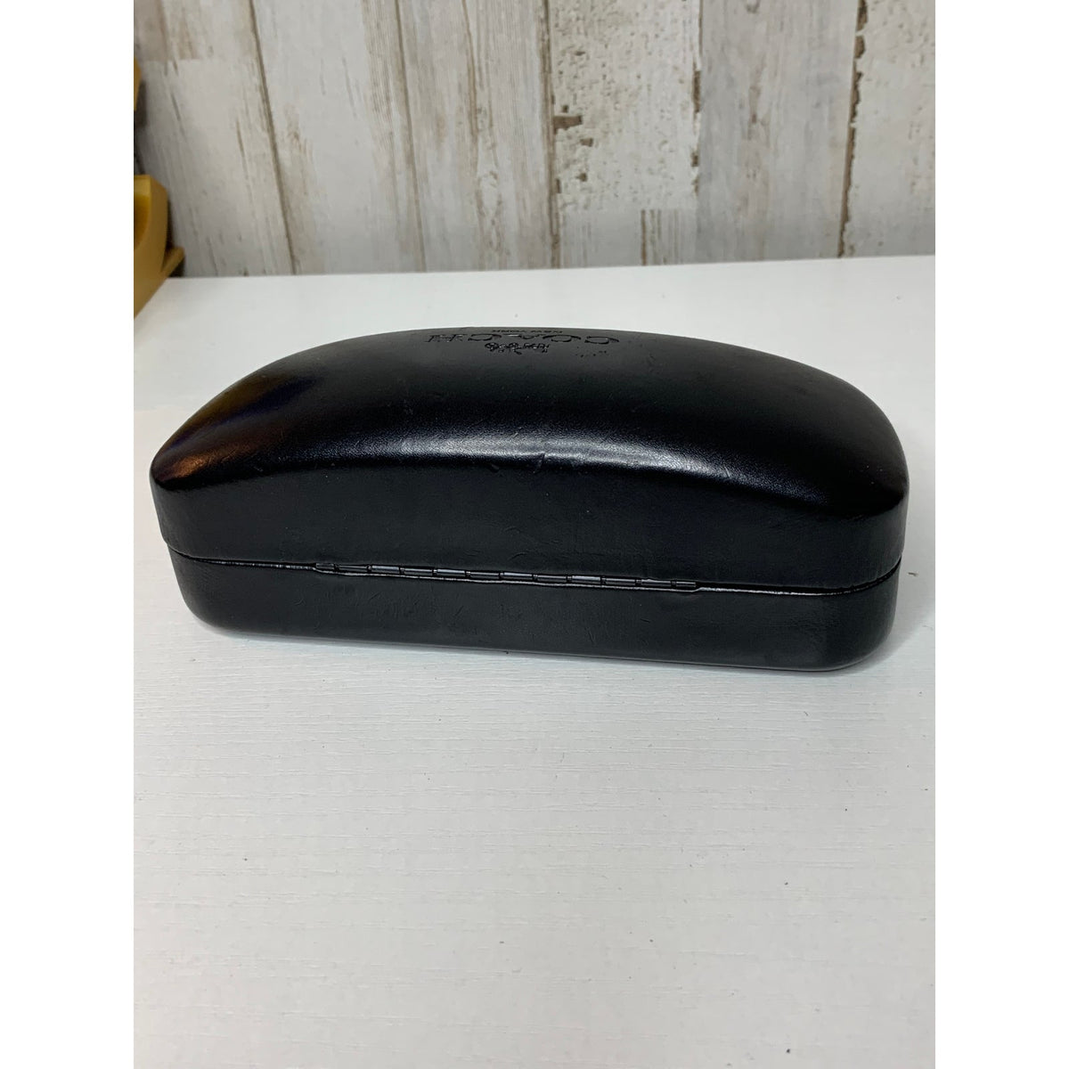 Coach Case Black Hard Clamshell Hinged Protective Logo Lining