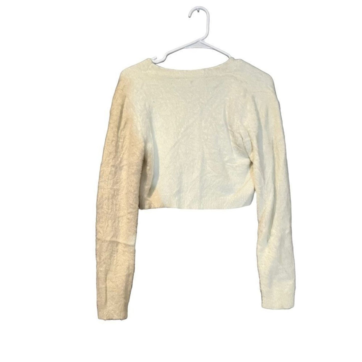 SHEIN Button Down Crop Cardigan Size Medium