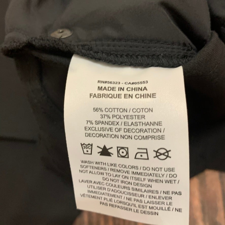 Nike Dri-FIT Pants Womens Size 4 Black Straight Leg Stretch