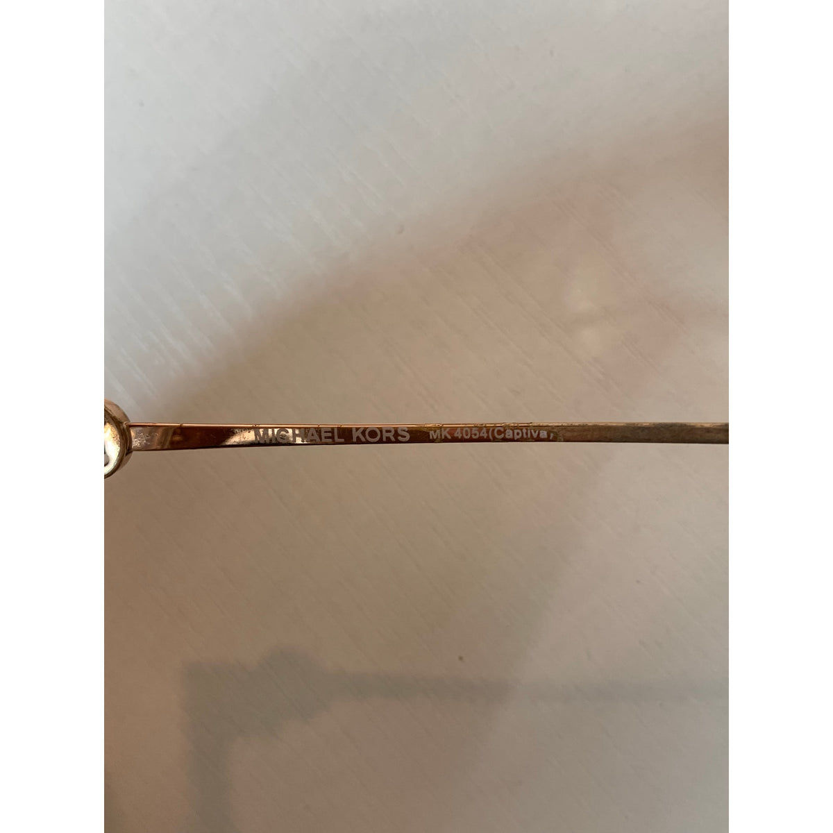 Michael Kors Prescription Eyeglasses Frames Womens Clear/Rose Gold Rectangular Full Rim