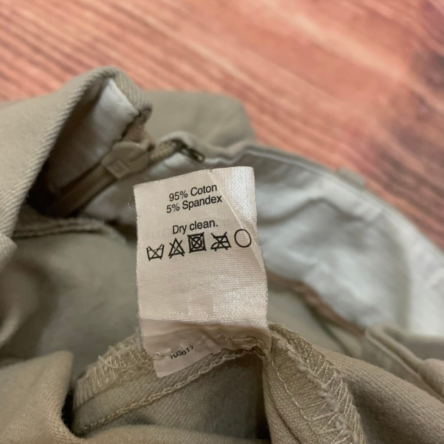 J.Crew Minnie Cropped Chino Pants Womens Size 0 Beige Slim