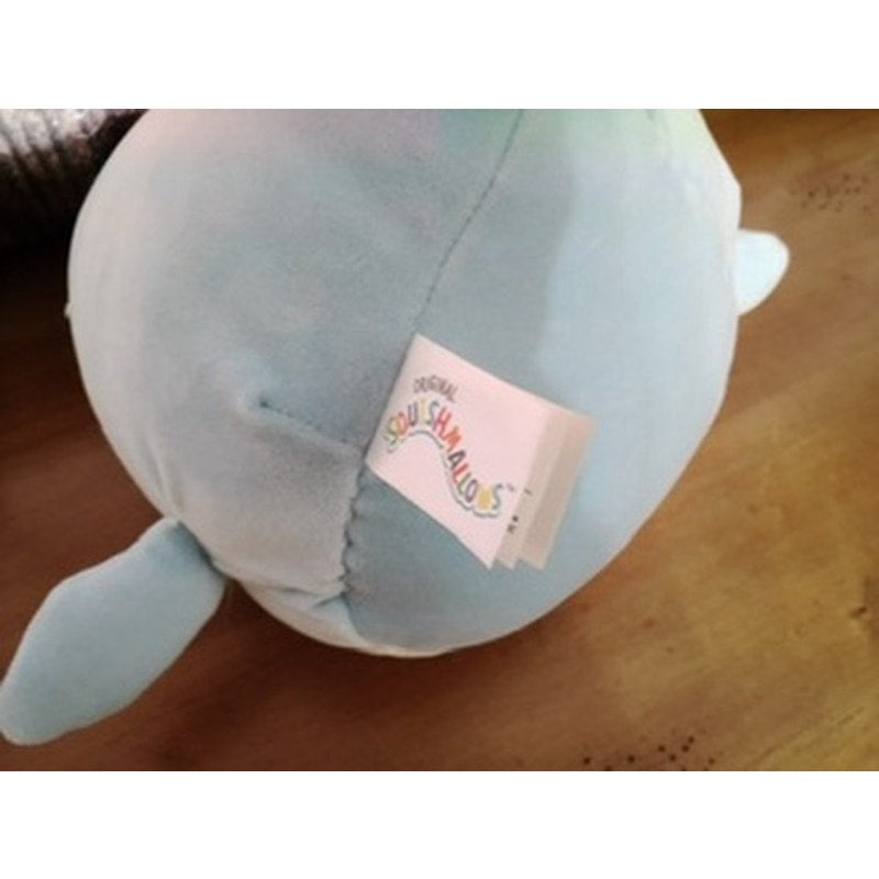 Squishmallows Light Blue Dinosaur Plush Stuffed Animal With Tag OSG 8"