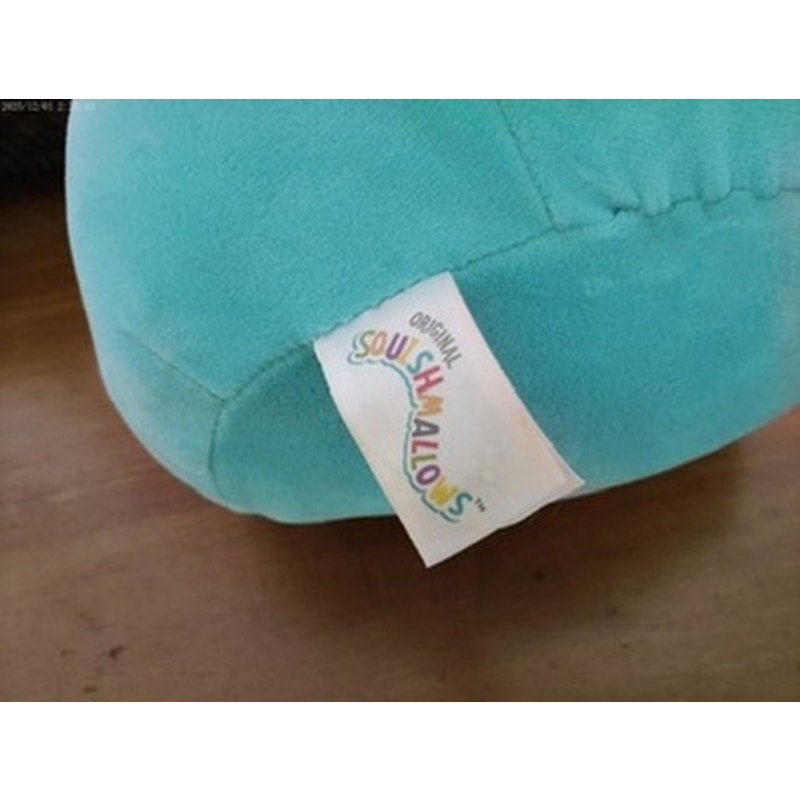 Squishmallows Robert Aqua Frog Plush Blue Floral Belly 8"