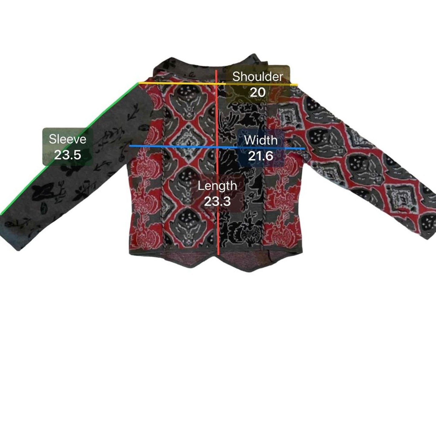 Coldwater Creek Button-Up Floral Pattern Collared Long Sleeve Cardigan - Large