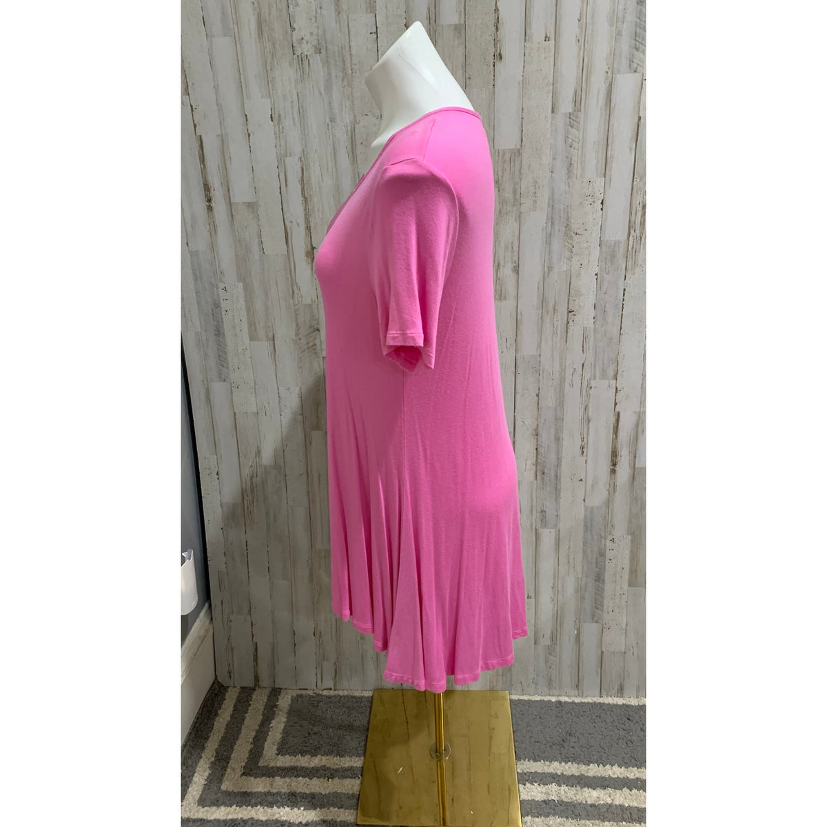 Simply Southern Dress Womens Size S Pink T-Shirt Knee Length
