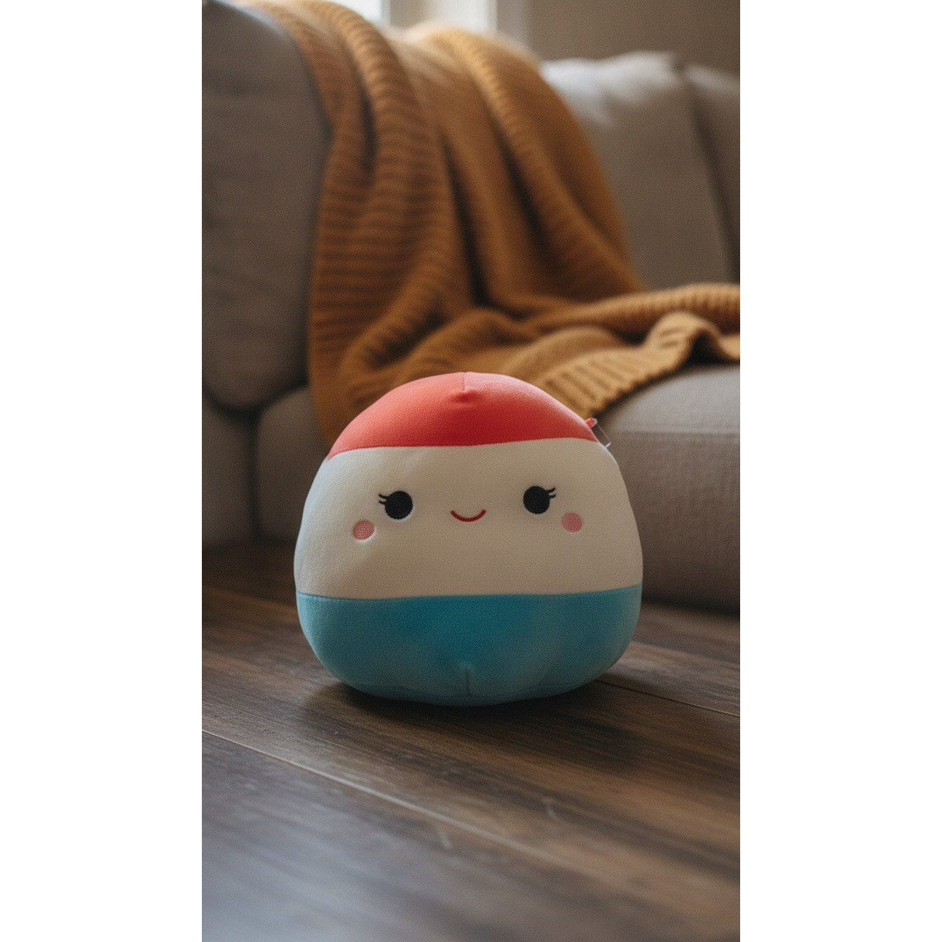 NWT Squishmallows Lelila the Popsicle Plush 8in Red White Blue