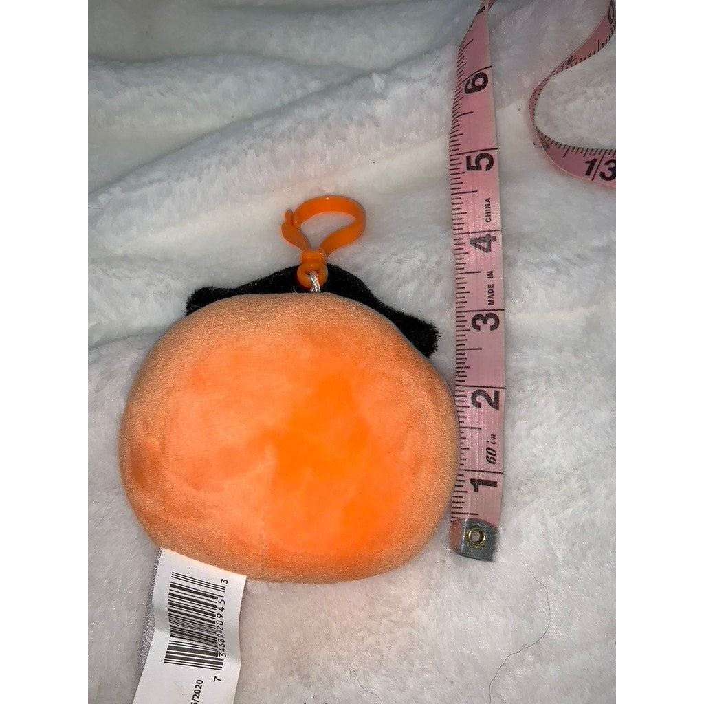 Squishmallows Paxton Pirate Pumpkin Plush Keychain Backpack Clip
