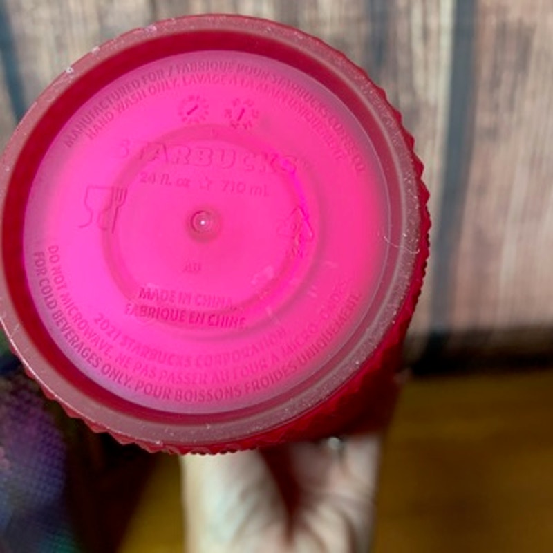 Starbucks Pink Studded Cold Cup Tumbler 24 oz w/ Lid
