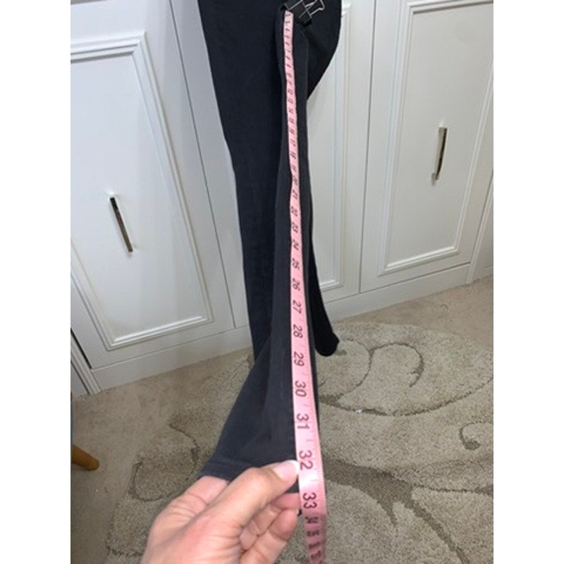 Athleta Women's Tall Black Skinny Jeans Size 12 Mid-Rise Stretch Denim