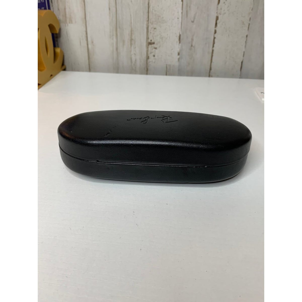 Ray-Ban Sunglasses Eyeglasses Case Black Hard Shell Clamshell Logo Lined
