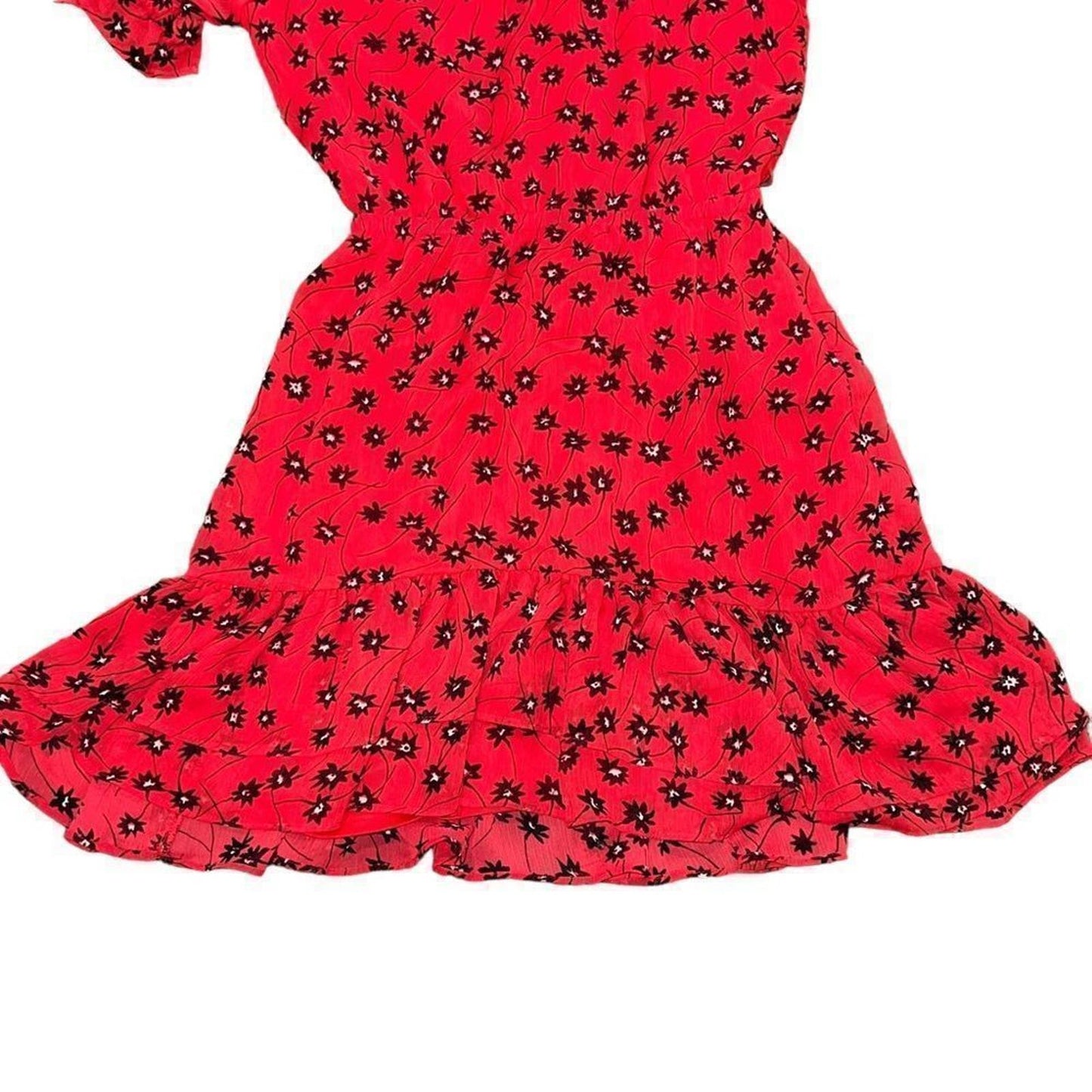 Express Floral V Neck Dress Size XS