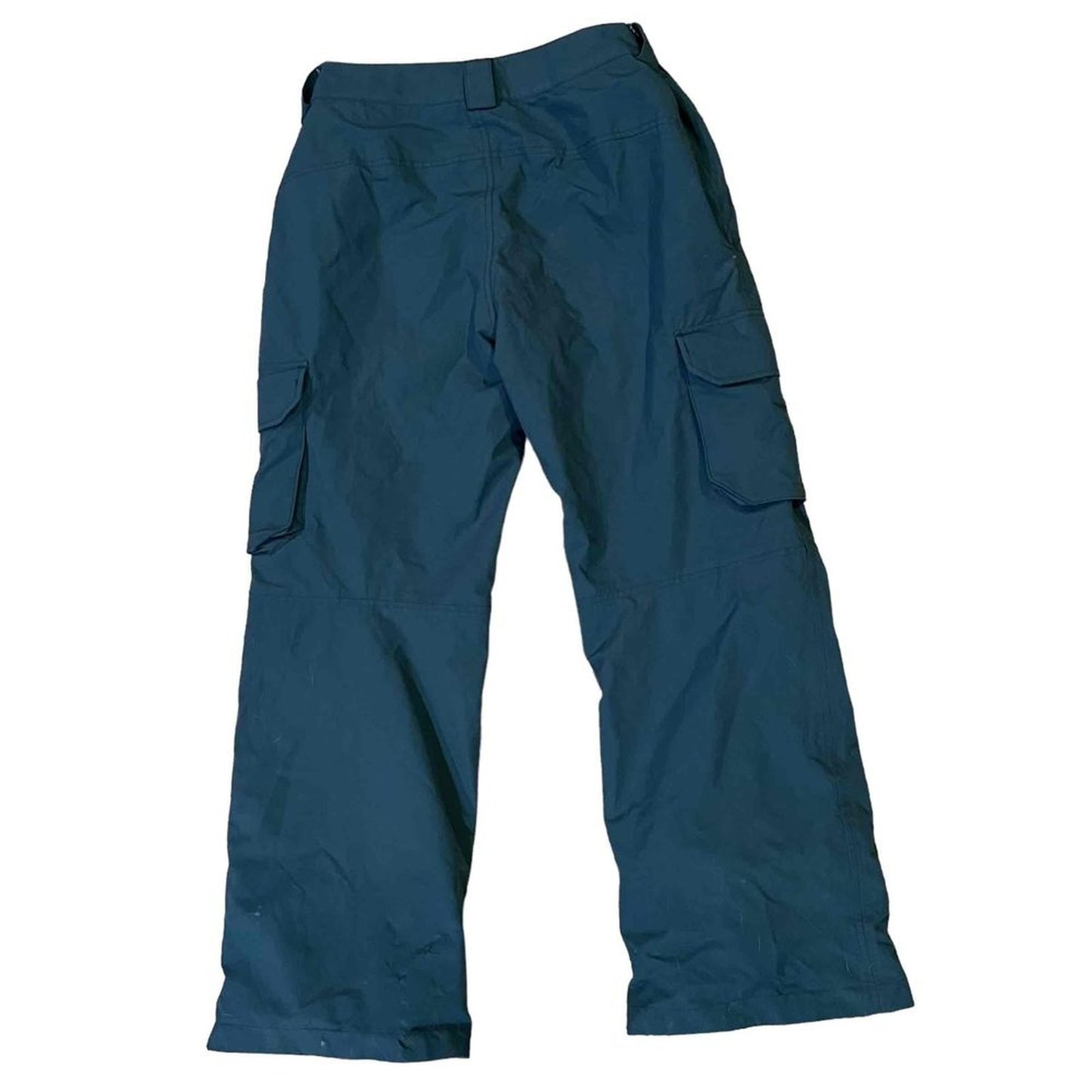 The North Face Mens Insulated Snow Ski Pants Blue Cargo Pockets Size Medium