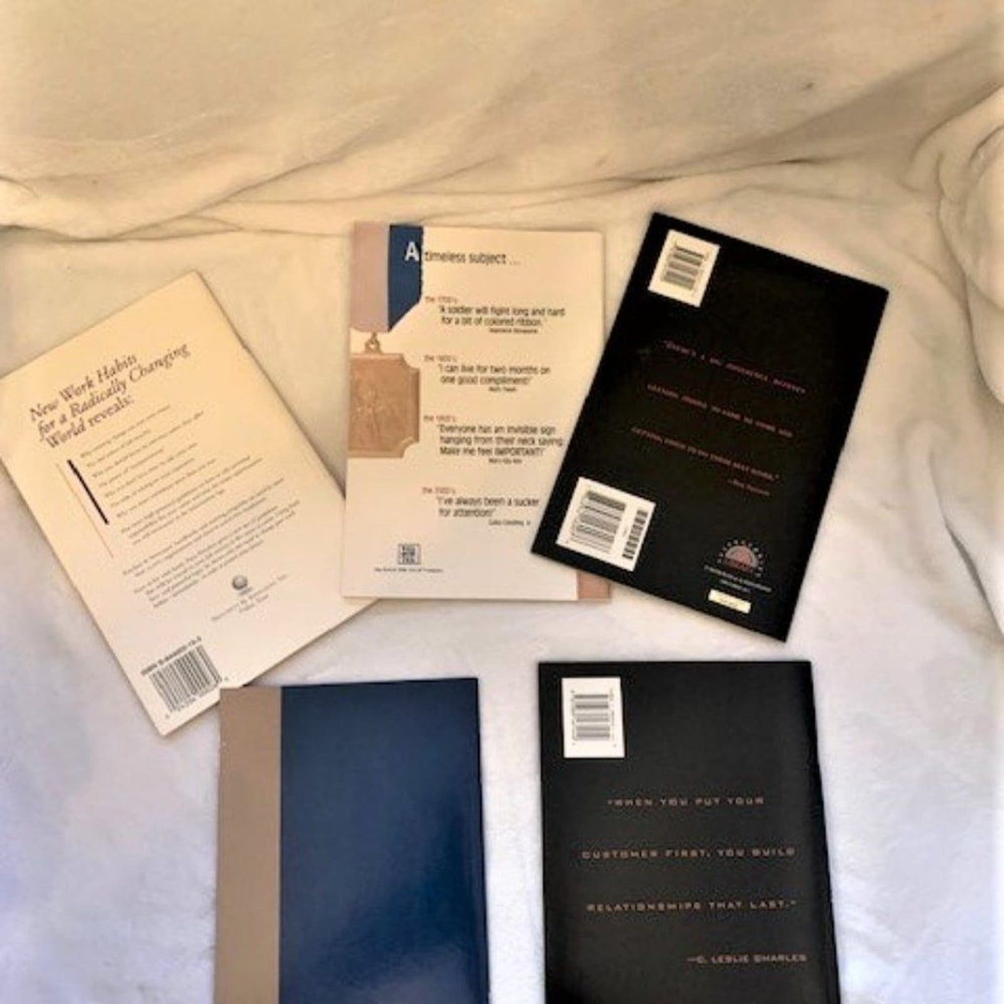 Set 4 Motivational paper back short read books for business