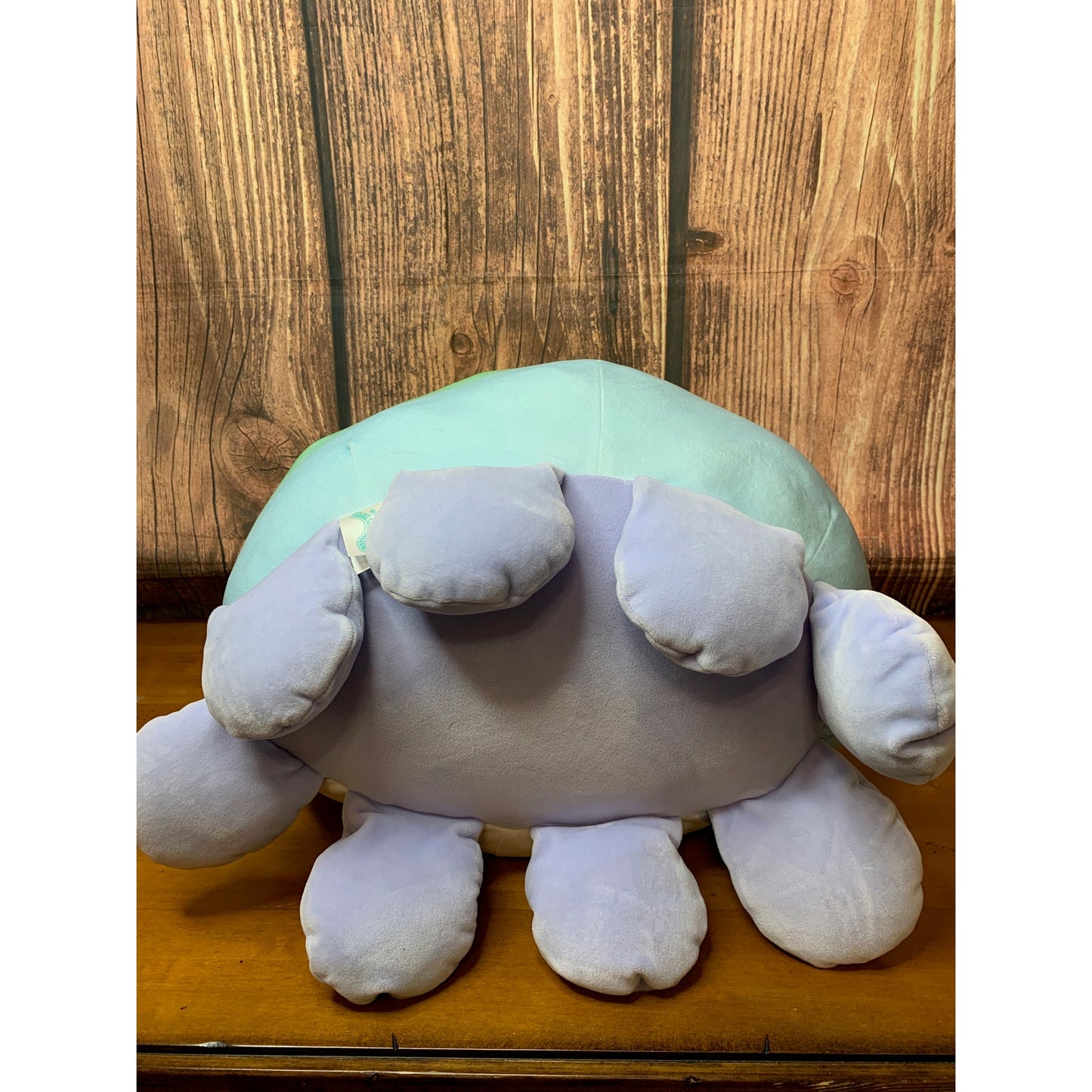 NWT Squishmallows Elodie Rainbow Octopus Plush Multicolor 16in