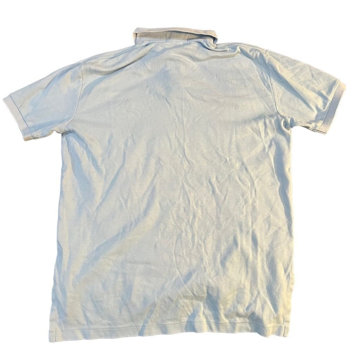 Polo Ralph Lauren Polo Shirt Mens Size Medium Light Blue Short Sleeve Logo