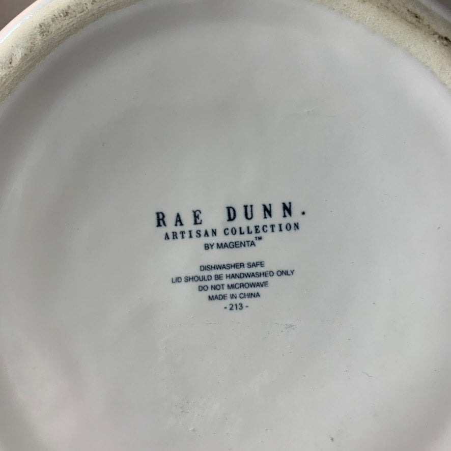 Rae Dunn COFFEE Canister Jar w/ Lid White 8 in Farmhouse
