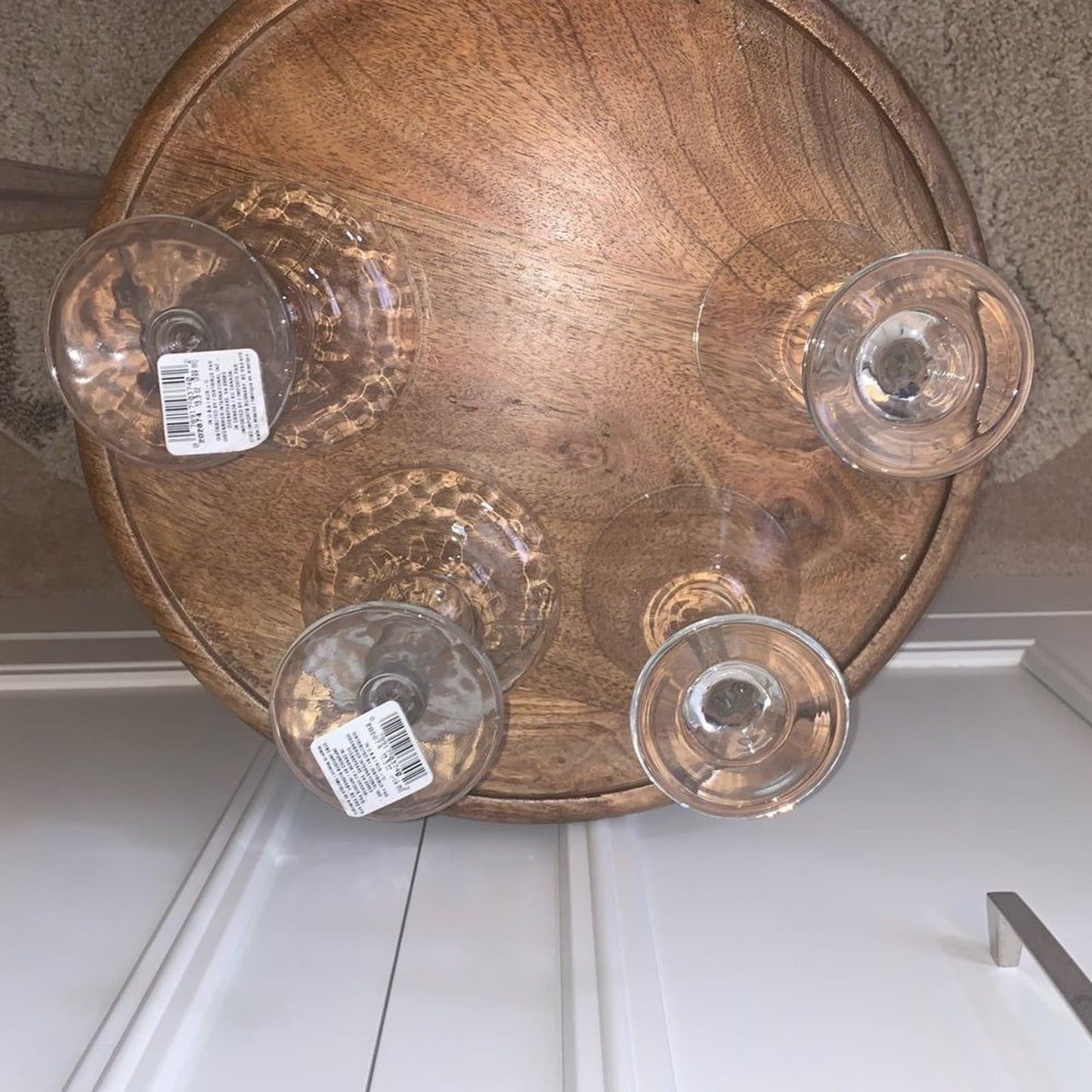 Set 4 Martini/Margarita Glasses NWT