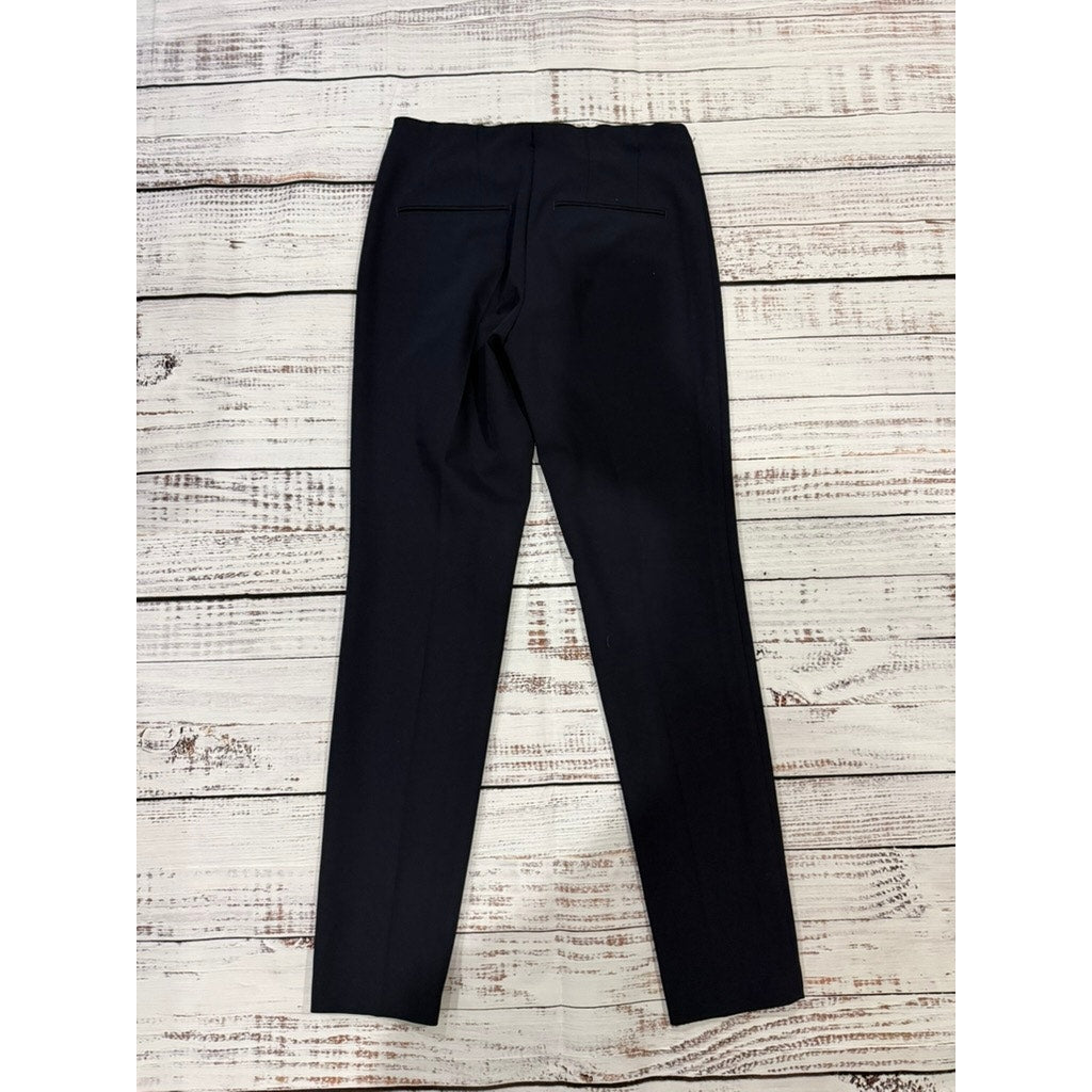Atelier Gardeur Women's Navy Blue Ankle Dress Pants Size 36/2 Workwear Slim Fit