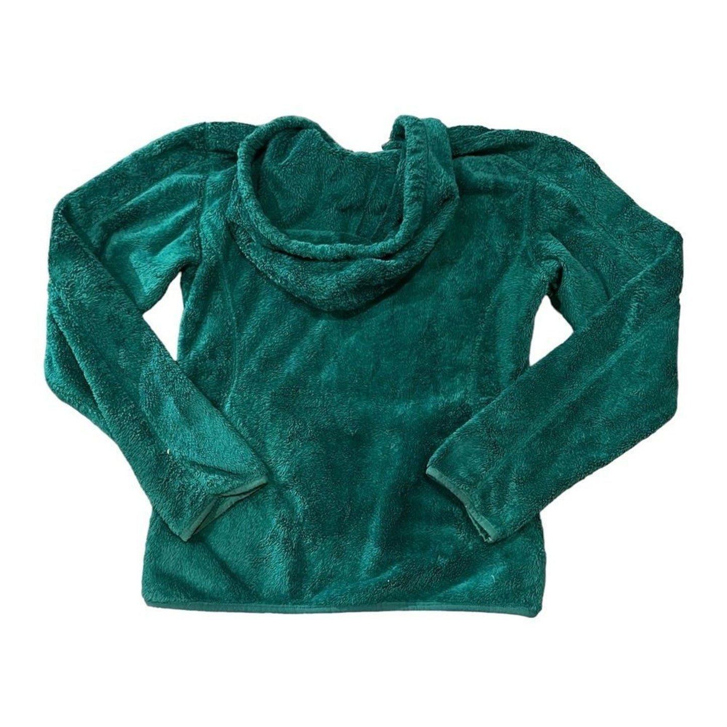 Nike ACG Hoodie Womens XS Green Sherpa Fleece 1/4 Zip Pullover Outdoor