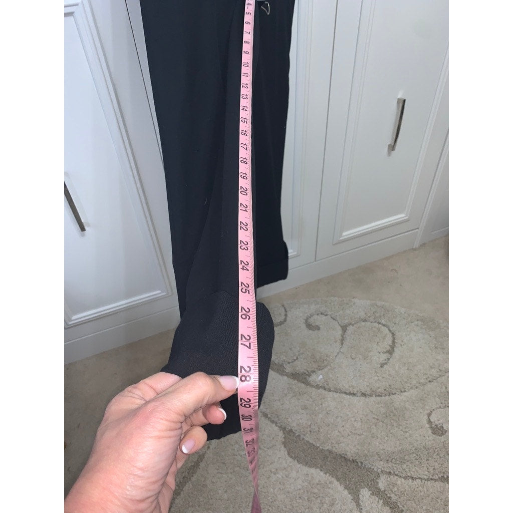 Banana Republic Women's Black Flare Dress Pants Size 6 Formal