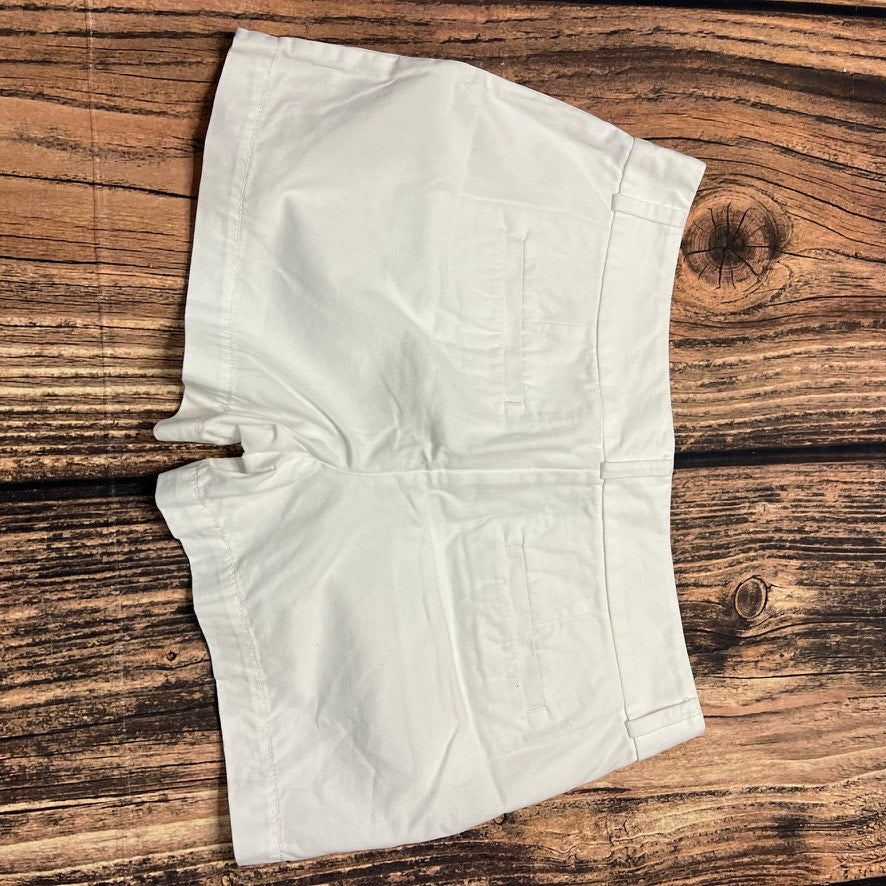 Ann Taylor LOFT Women's White Chino Shorts Size 4 Casual