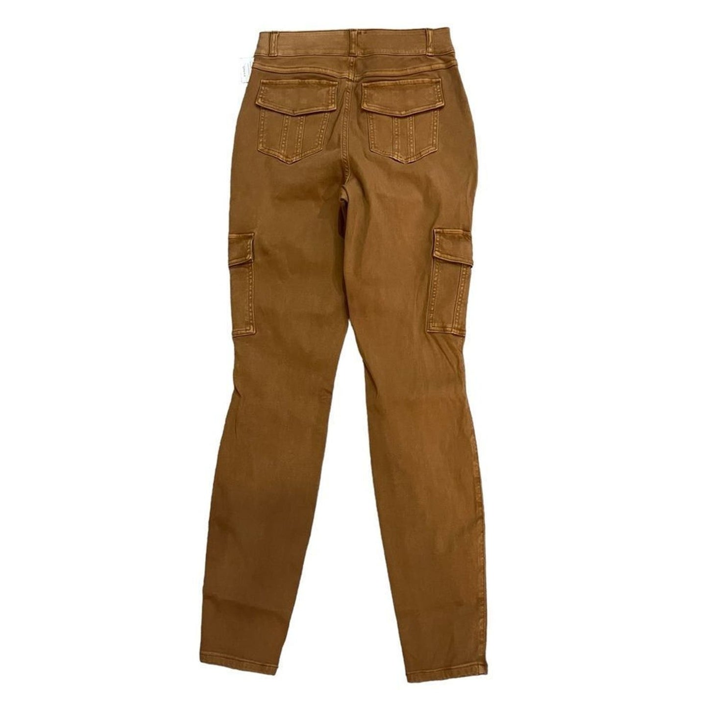 NWT Spanx Stretch Twill Ankle Cargo Pants Tall in Honey Glow Size Large