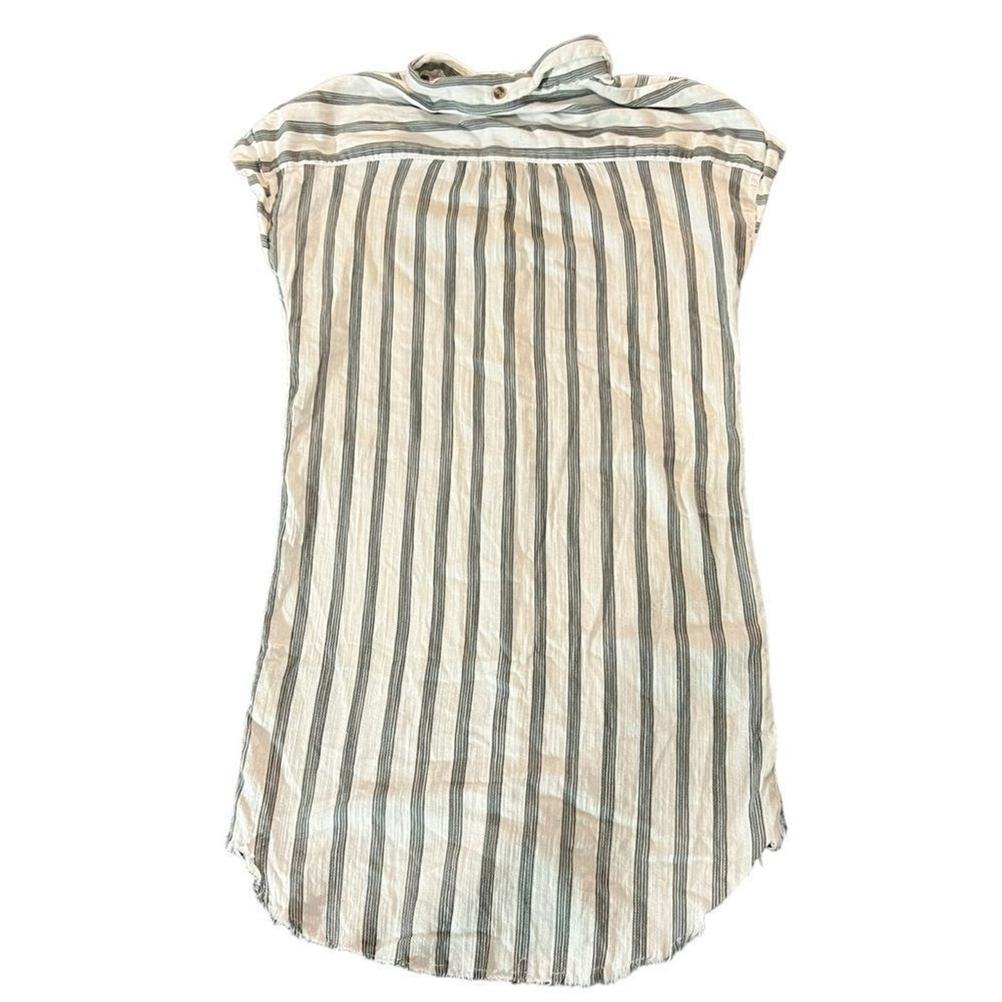 Altar'd State Striped Button Down Shirt Dress Size Small