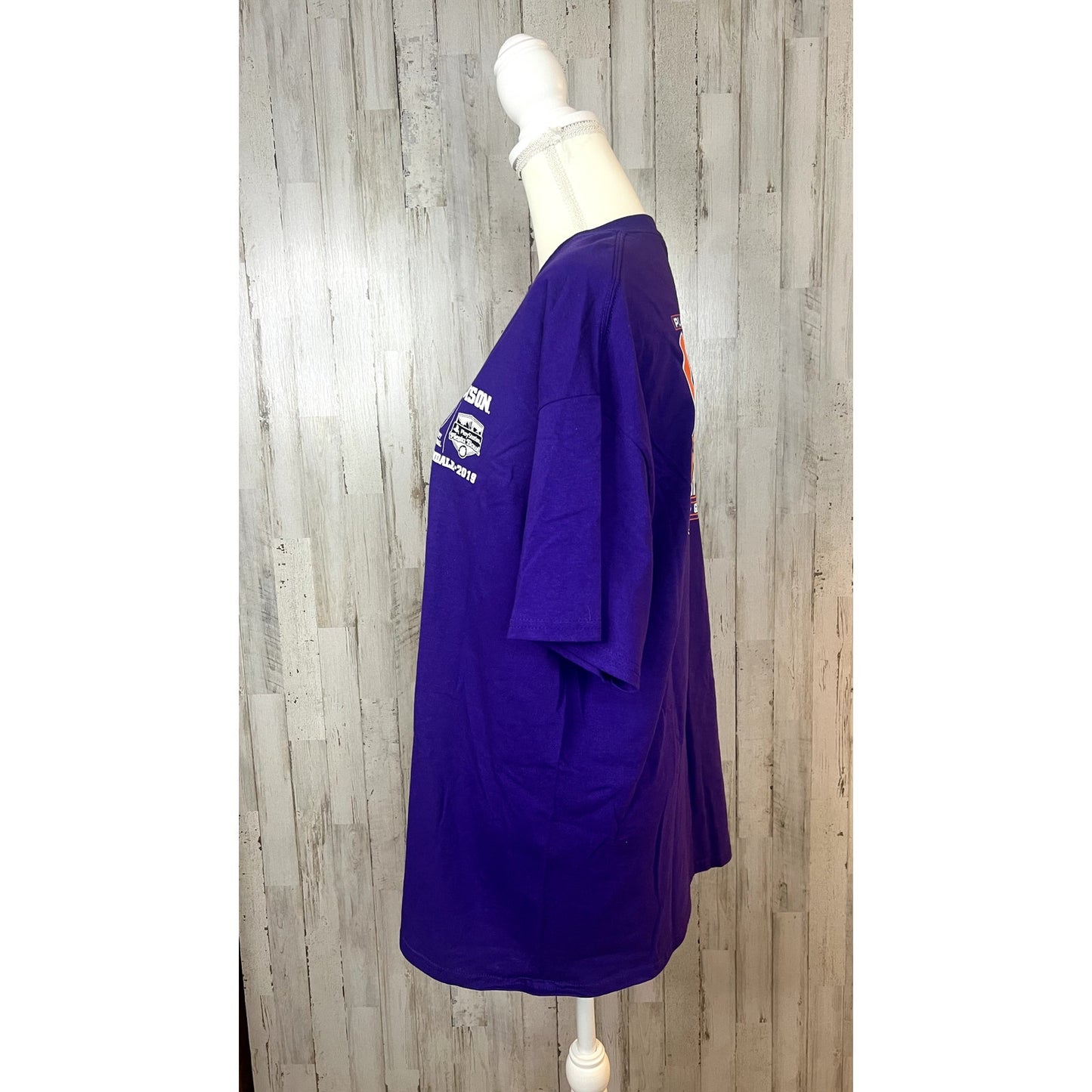 Clemson Tigers 2019 Playoff Semifinal Fiesta Bowl Men's XL Purple T-Shirt