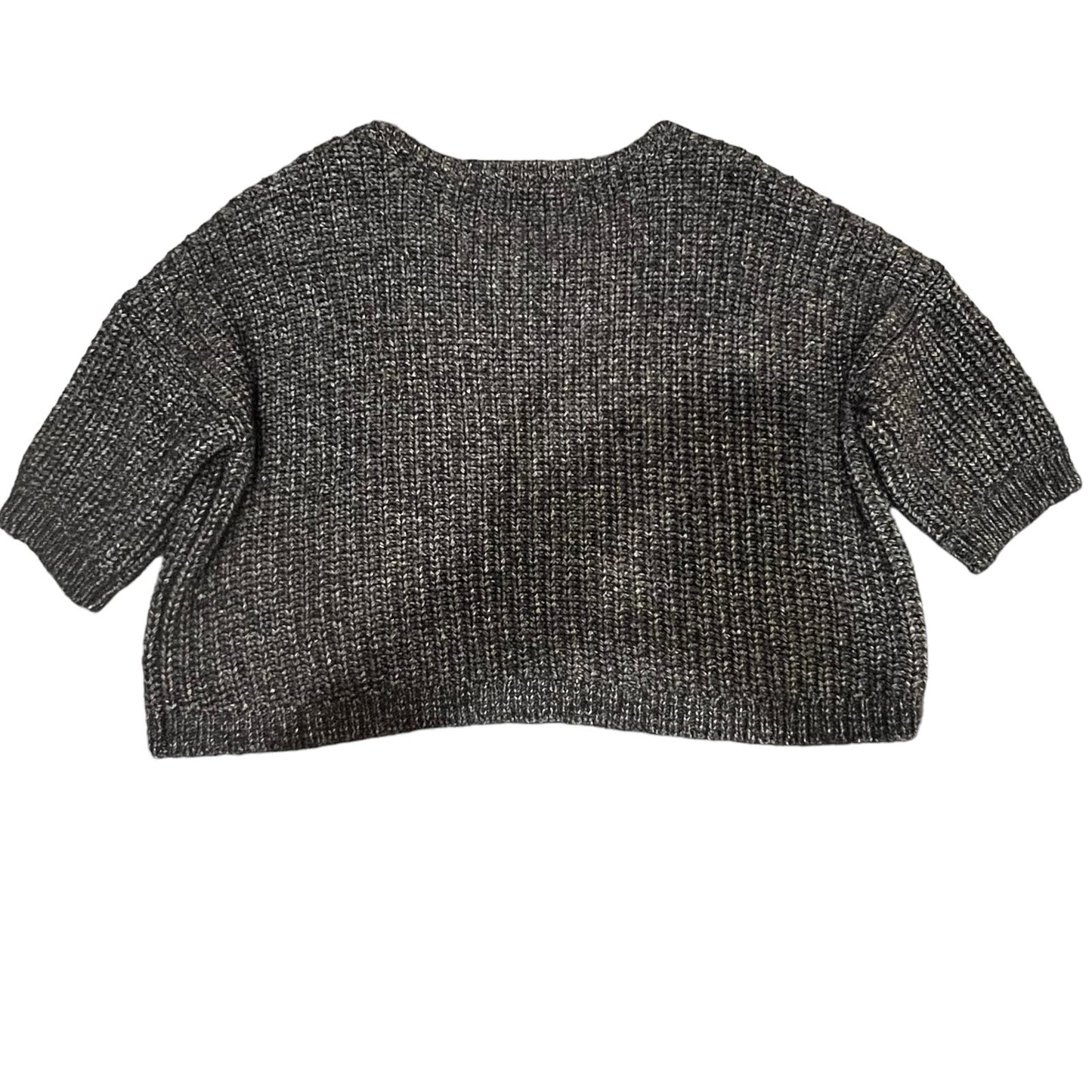 Victoria's Secret Gray Wool Blend Short Sleeve Knit Pullover Sweater - Women’s Medium