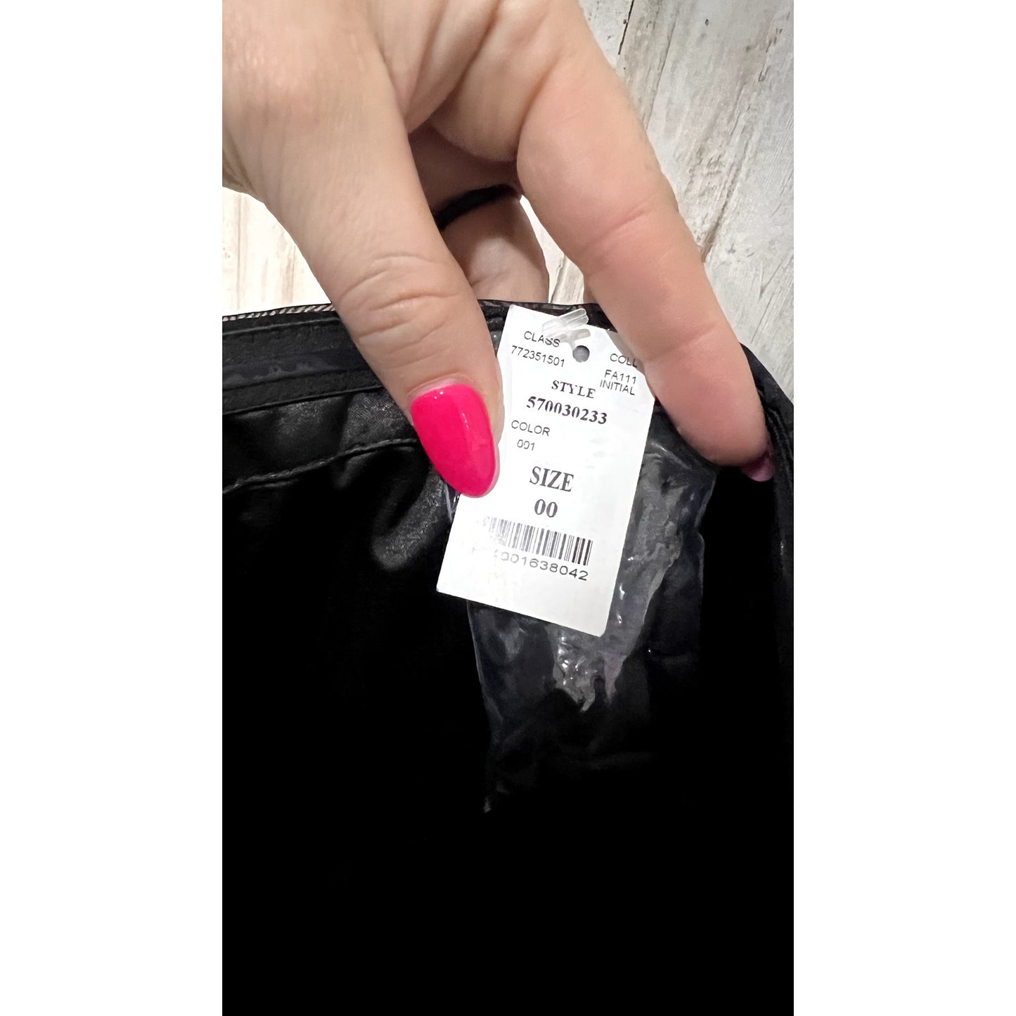 NWT White House Black Market Strapless Black Satin Sheath Dress Size 00