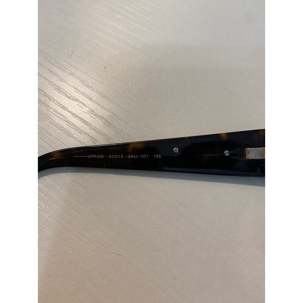 Prada Eyeglass Frames Unisex Brown Tortoiseshell Full Rim