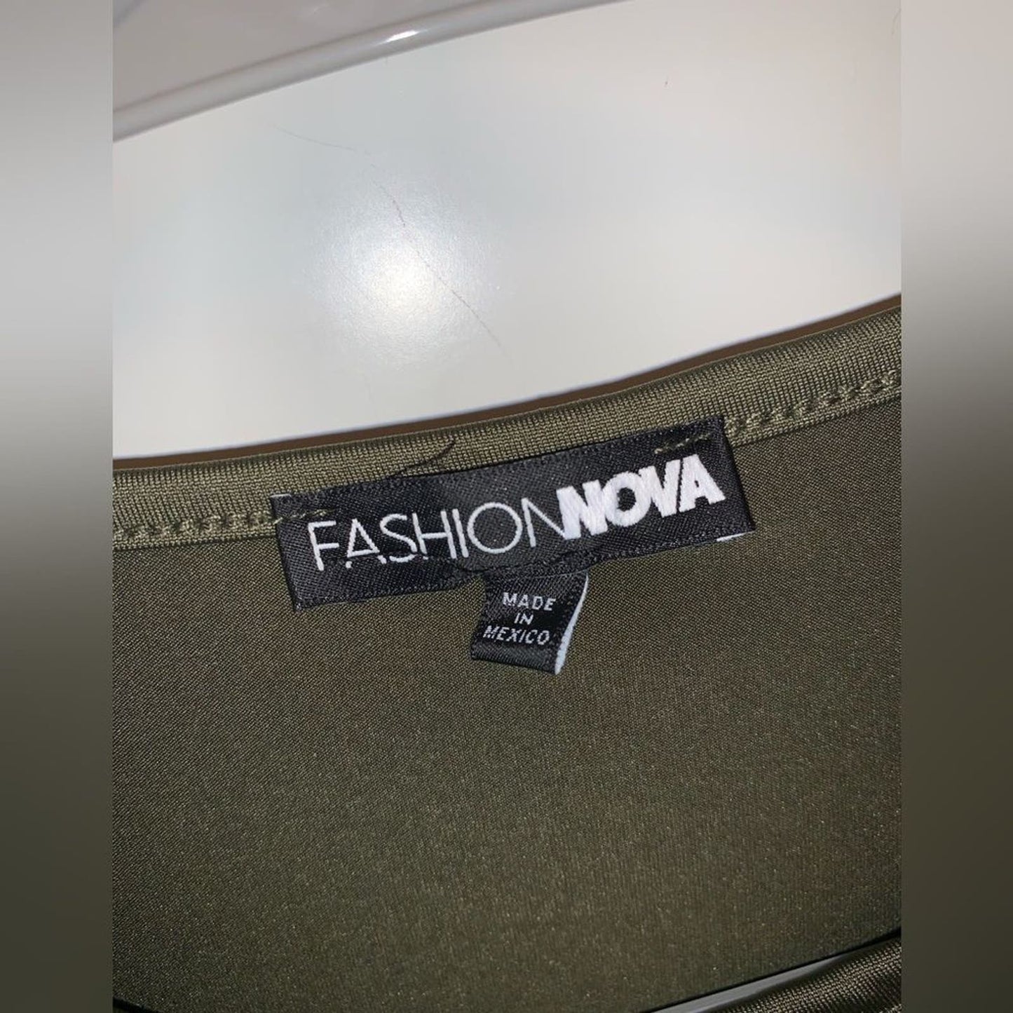 "Not Your Type" Olive Bodysuit M