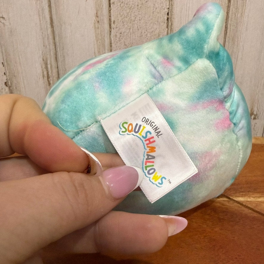 Squishmallows 5" Tie Dye Dinosaur Mystery Squad Plush Toy