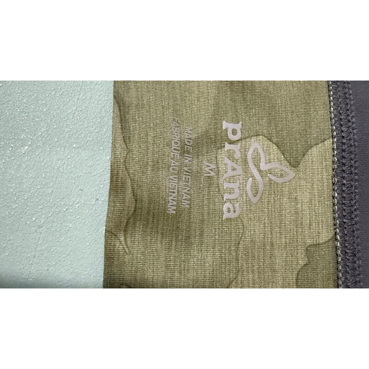 Prana Women's Sage Camo Sports Bra Medium Yoga Activewear