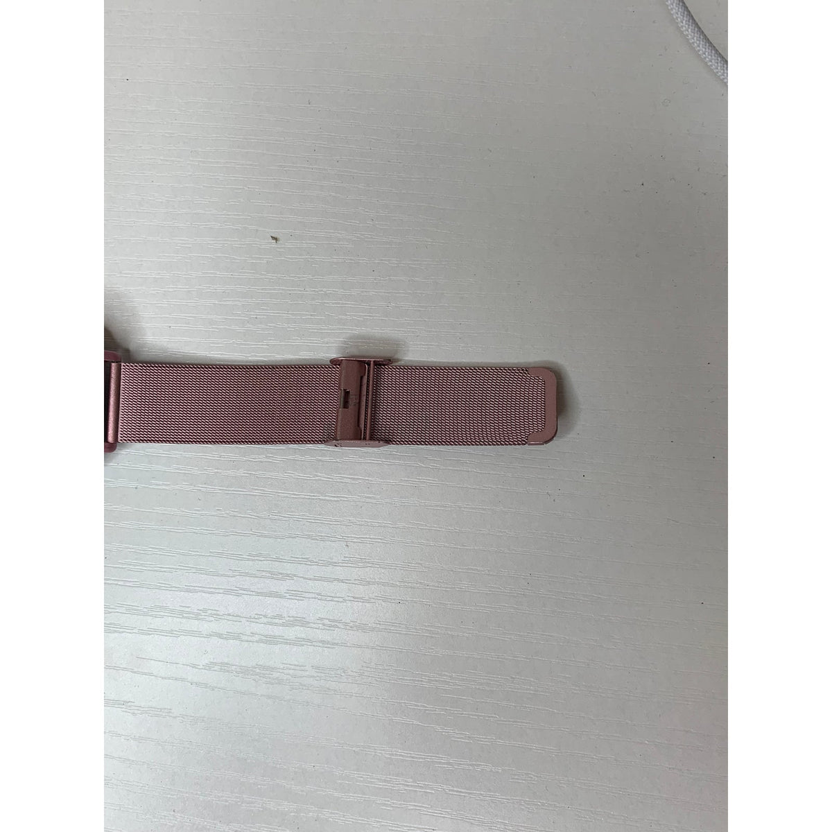 Rose Gold Square Smart Watch Mesh Band Heart Rate Sleep Activity NOT TESTED Tracker Women’s
