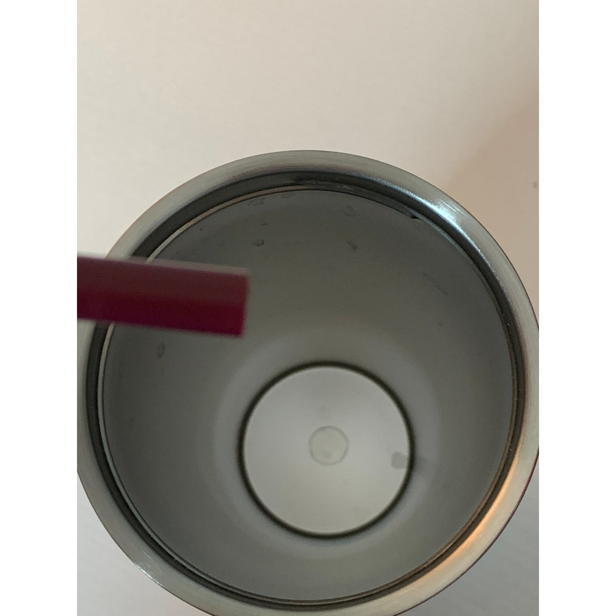 Starbucks Holiday Cold Cup Tumbler Red Metallic Swirl 24oz Lid Straw